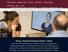 Tablet Screenshot of performingartsstudio.com